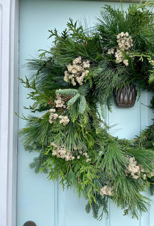 Designers choice Wreath made by Kim and Chris