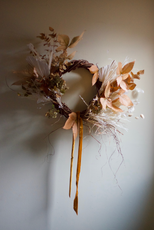Dried Wreath - Autumnal
